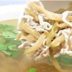 (เดิม)  榨菜肉丝汤ซุปหมูเส้นผักดอง