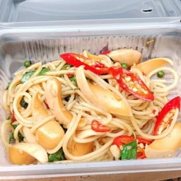 สปาเก็ตตี้ขี้เมาไส้กรอก