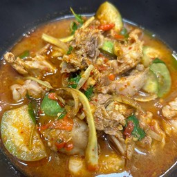 แกงป่าไก่บ้าน ไก่บ้านแท้ ไก่สาว ไม่ใช่ไก่ปลดประจำการ