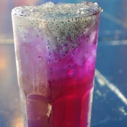 น้ำอัญชัญแมงลัก