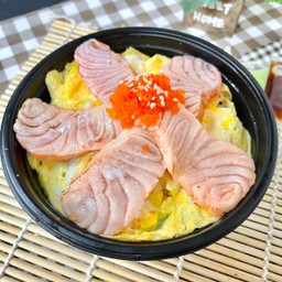 ข้าวหน้าไข่ข้น+หน้าD
