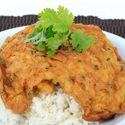 [อร่อยซ่ากับโค้ก] ข้าวไข่เจียวหมูสับ +  โค้ก ไม่มีน้ำตาล (ขวด) 