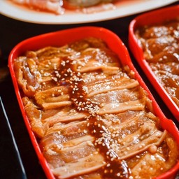 สามชั้นหมักซอสเกาหลี