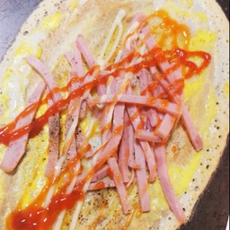 ไข่นก+แฮม