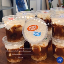Salted caramel banoffee
