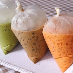 ชาเขียวใสถุง