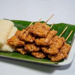 โปรตบโต๊กเซคที่1 (หมูปิ้ง10ไม้+ข้าวเหนียว2+โค๊ก1กระป๋อง)