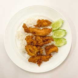 ข้าวไก่ทอด