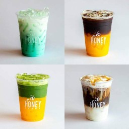 HONEY BROWN Roaster Cafe & Bar Vinyl กาแฟ ขนม  เครื่องดื่ม แผ่นไวนิล