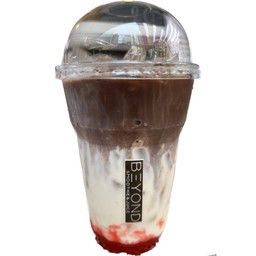 Chocolate fresh milk strawberry