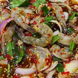 ยำกุ้งสด