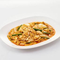 เนื้อปูผัดผงกะหรี่