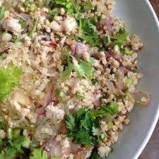 ลาบวุ้นเส้นหมูสับ
