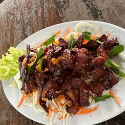 หมูแดดเดียวทอด