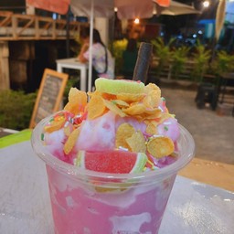 ปังเย็นนมชมพู