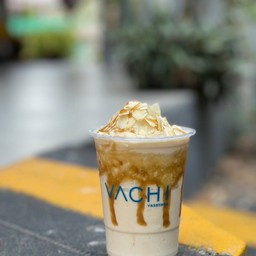 นมคาราเมล อัลมอนด์ ปั่น