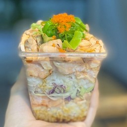 แซลมอนเบิร์นเทริยากิคัพ Salmon Aburi Teriyaki Cup