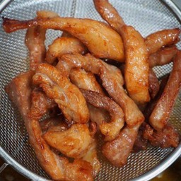 หมูแดดเดียวทอด 5ขีด