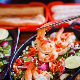 ยำกุ้งสุก