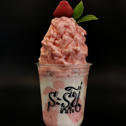 สตอเบอร์รี่นมสดปั่น