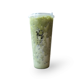 Ice matcha latte (มัจฉะลาเต้เย็น)