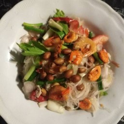 ติด-ปาก💋ผัดไทยโบราณ หอยทอด ยำวุ้นเส้นโบราณ    🥗🍹