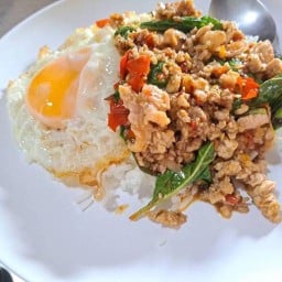 ไก่ทอด-ข้าวนึ่ง