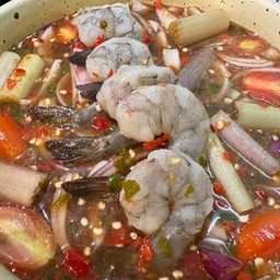 ยำ กุ้งสด