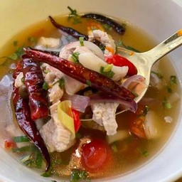 ตัมเเซ่บหมูชิ้น (ชาม)