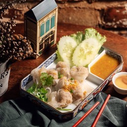 เกี๊ยวปลาลวกจิ้ม ชุดเล็ก