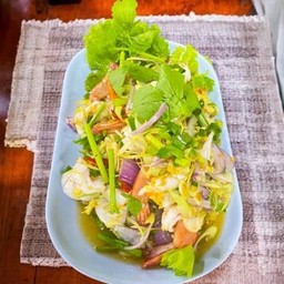 กุ้งพล่่าสุก-ดิบ