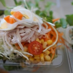 สลัดอกไก่ต้มฉีก