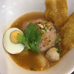 ก๋วยเตี๋ยวต้มยำหมูมะนาว น้ำใส