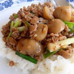 ผัดน้ำมันหอย (ราดข้าว)