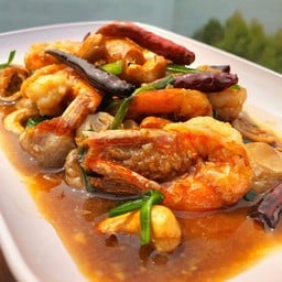 กุ้งผัดเม็ดมะม่วง  !กับข้าว!