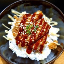 ข้าวหน้าไก่ทอด