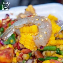 ตำข้าวโพดกุ้งสด