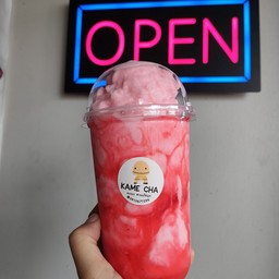 สตอเบอรี่นมสดปั่น