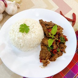 กระเพราเนื้อ