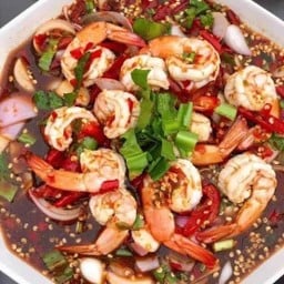 ตำเหลากุ้งสุก