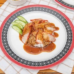 ข้าวหมูแดงล้วน