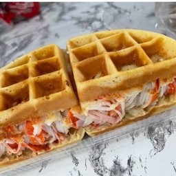 W003.วาฟเฟิลไส้แตก ปูอัด