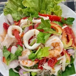 ยำวุ้นเส้นทะเลรวม