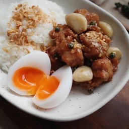 ข้าวเทียมทานไก่