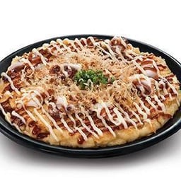 พิซซ่าญี่ปุ่นหน้าปลาหมึก