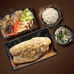 ชุดปลาแพนกาเซียสดอร์รี่ย่างเกลือ