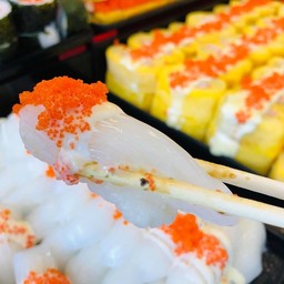 หมึกสดสไลด์ไข่กุ้ง