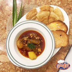 มัสมั่นหมู+โรตี