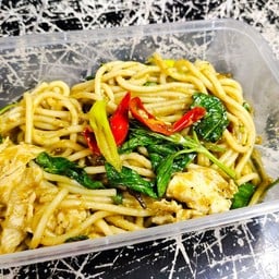 สปาเก็ตตี้ผัดเขียวหวาน