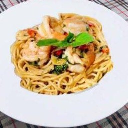 สปาเก็ตตี้ขี้เมากุ้ง